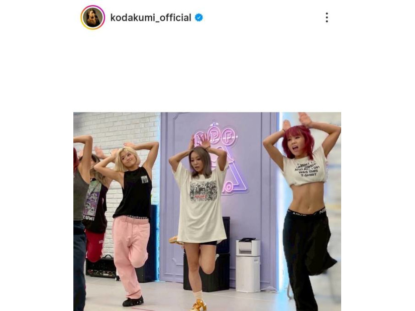 倖田來未、引き締まった美脚がTシャツからチラリ！リハーサルSHOTに「可愛すぎる」「永久保存」の声