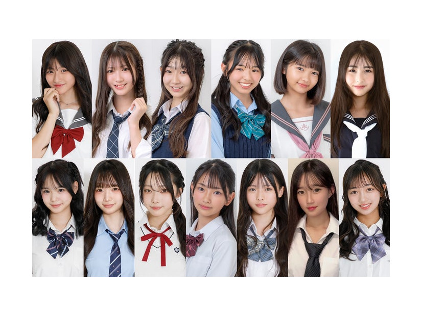 「JCミスコン2025」ファイナリスト／（上段左から）のあ、あいさ、こぶえ、みこと、えま、そら（下段左から）さら、しおん、るう、ほの、あいら、りの、心愛（提供写真）