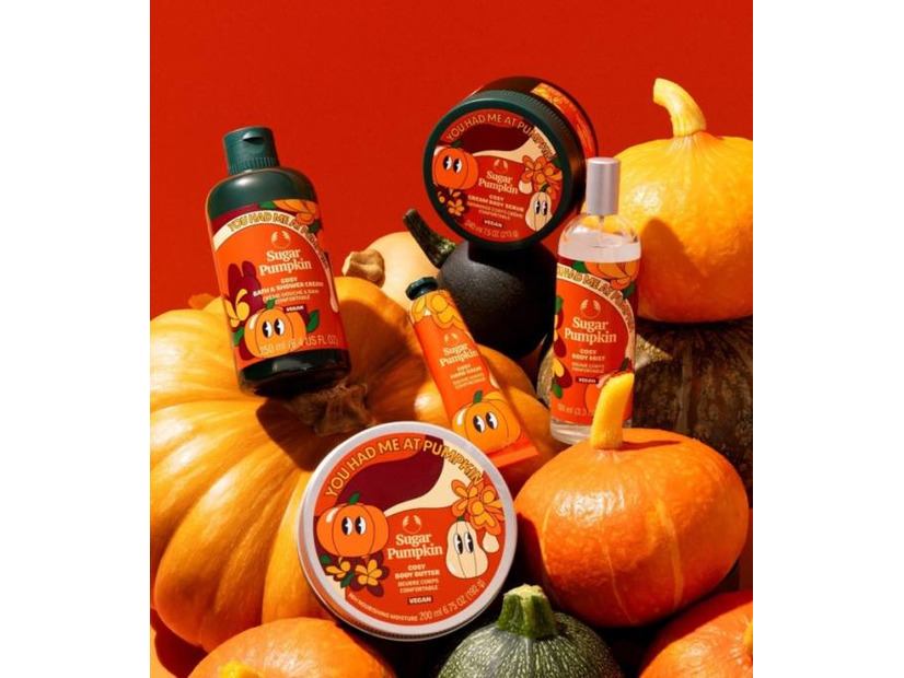 ザボディショップ、秋限定ボディケアシリーズ 甘くくつろぐ香りの「シュガーパンプキン」発売