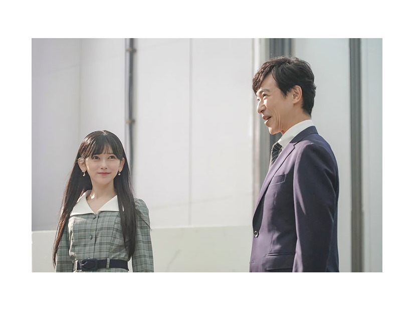 池田瑛紗、堺雅人「サムライマック『二兎を追ってもいいじゃないか。』」篇／撮影カット（提供写真）