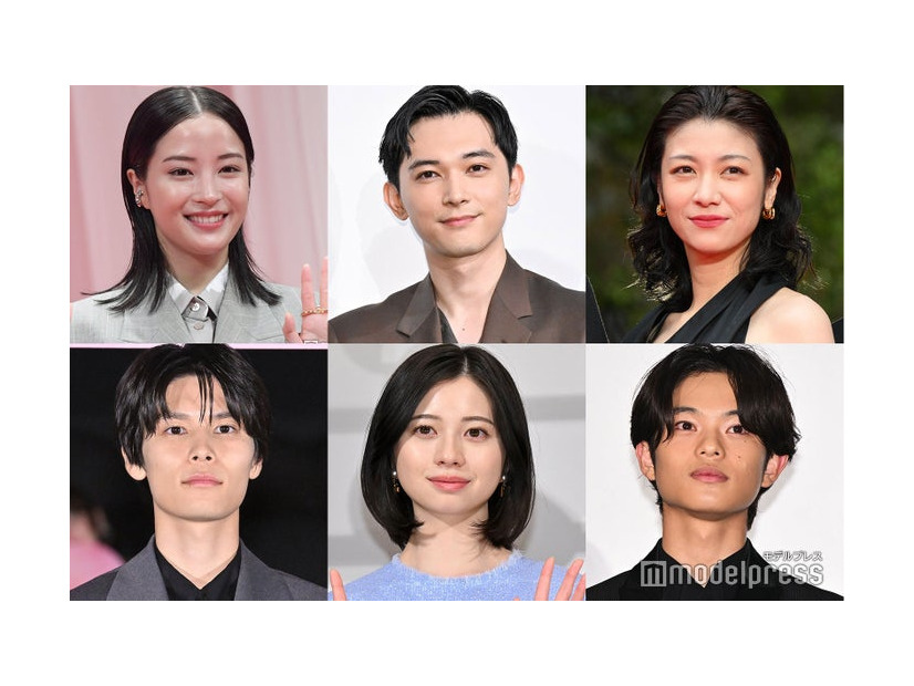 （上段左から）広瀬すず、吉沢亮、瀧内公美（下段左から）萩原利久、桜田ひより、黒川想矢（C）モデルプレス