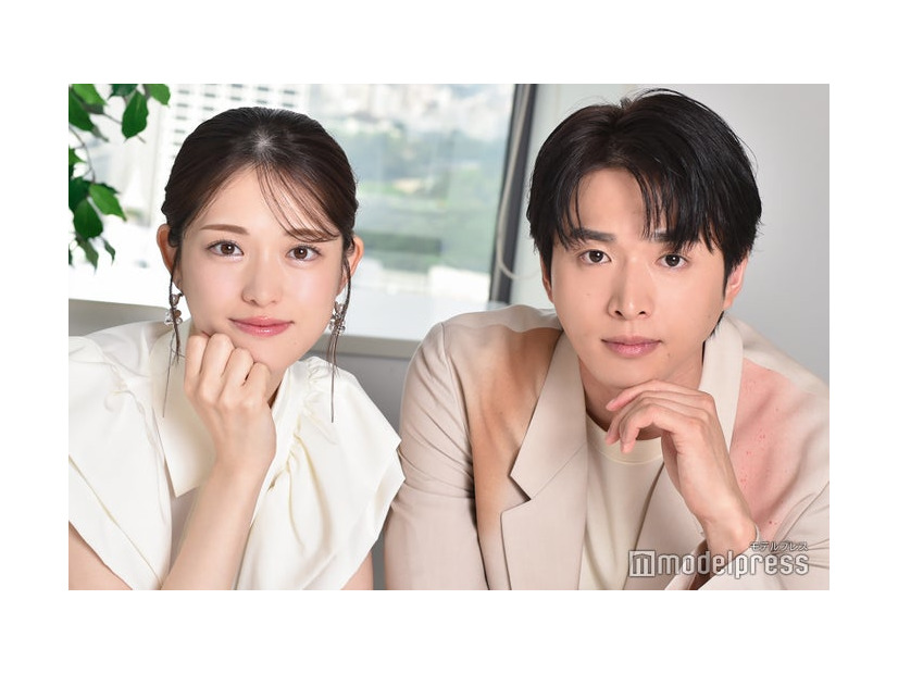 モデルプレスのインタビューに応じた松村沙友理、白洲迅（C）モデルプレス