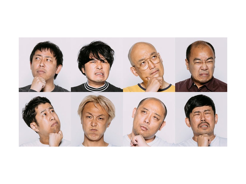 （上段左から）森田哲矢、東ブクロ、みなみかわ、高野正成（下段左から）井口浩之、お見送り芸人しんいち、みちお、岡野陽一（C）DMM TV