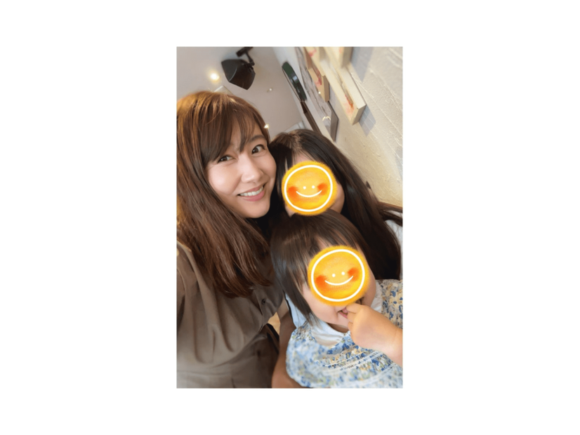 安めぐみ、10歳長女＆1歳次女との顔寄せ3SHOTに「可愛い」「みんな振り向いちゃうだろうな」