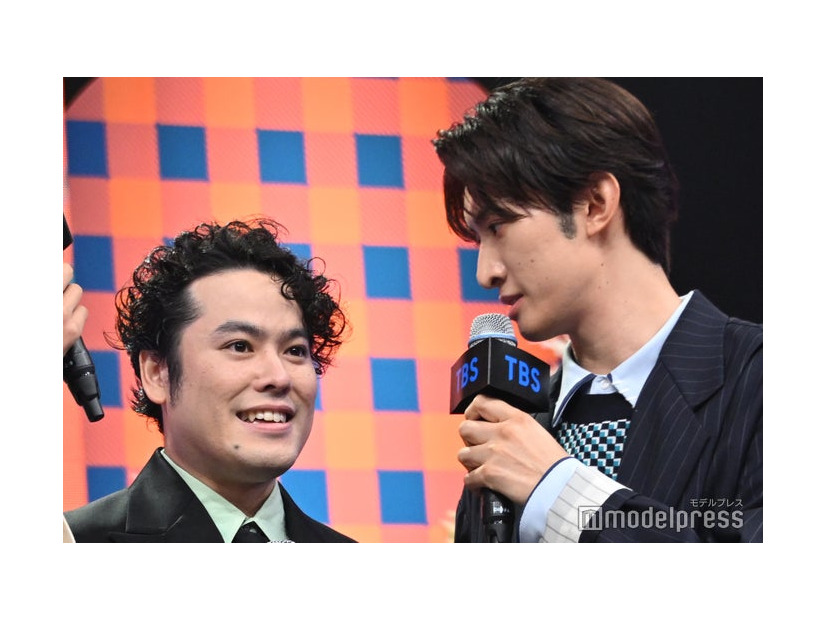 「TBS DRAMA COLLECTION 2025 Autumn！」に出席した前原瑞樹、向井康二（C）モデルプレス