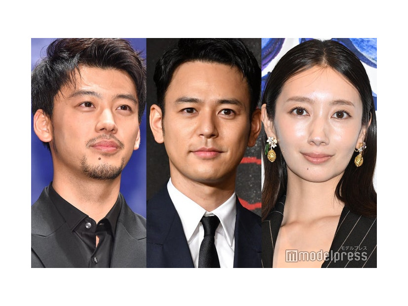 竹内涼真、妻夫木聡、波瑠（C）モデルプレス