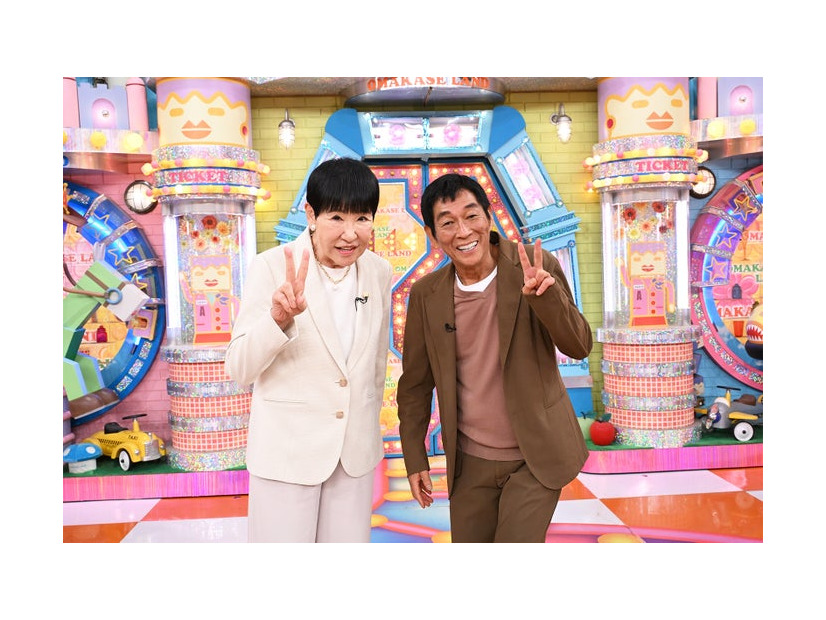 和田アキ子 、明石家さんま（C）TBS