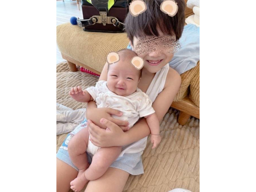 辻希美、三男＆次女の“激かわ”ニッコリSHOTを公開「最高の写真が撮れました」