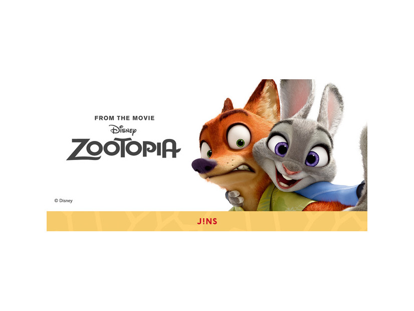 JINS / Disneyモデル「ZOOTOPIAデザイン」