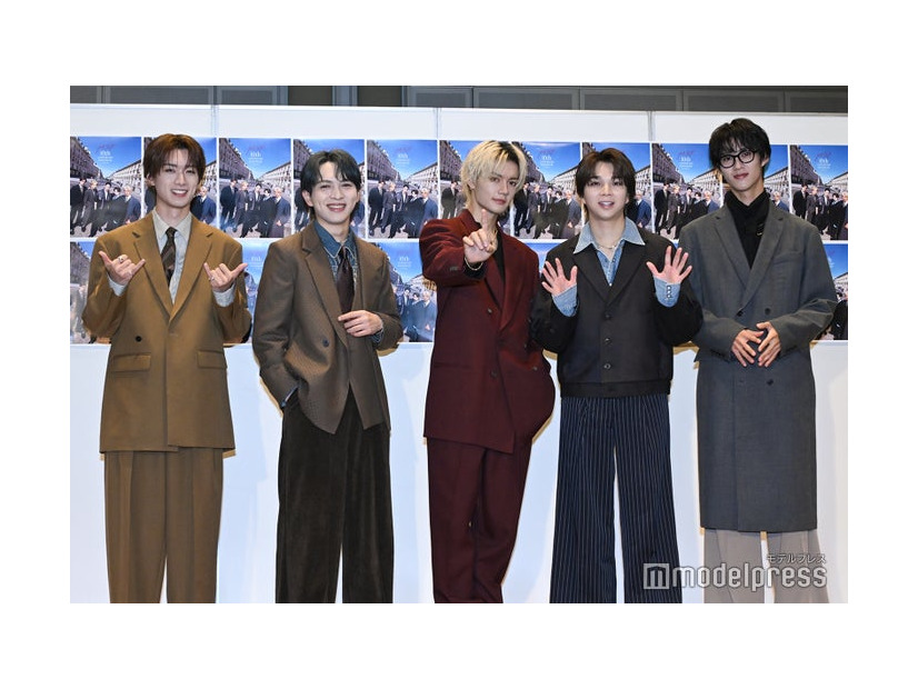 M!LK／山中柔太朗、吉田仁人、佐野勇斗、塩崎太智、曽野舜太（C）モデルプレス