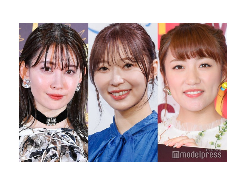 小嶋陽菜、指原莉乃、高橋みなみ（C）モデルプレス