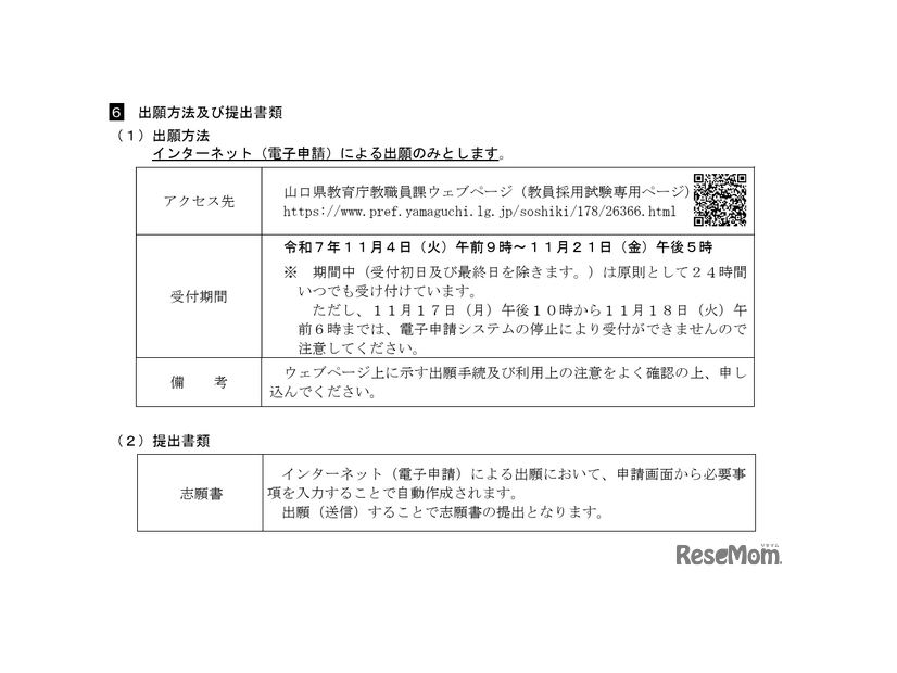 出願方法と提出書類