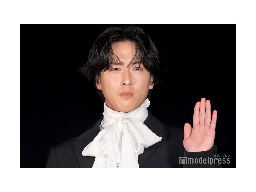 映画「火喰鳥を、喰う」大ヒット御礼舞台あいさつに登場した宮舘涼太（C）モデルプレス