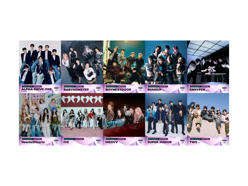 「2025 MAMA AWARDS」第1次ラインナップ（提供写真）