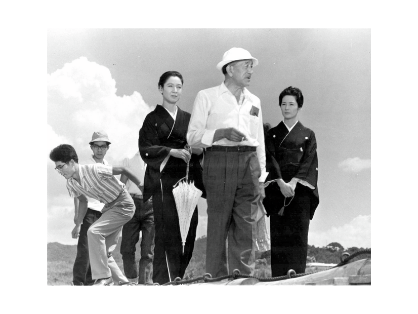 『小早川家の秋』撮影スナップ　©宝塚映画祭