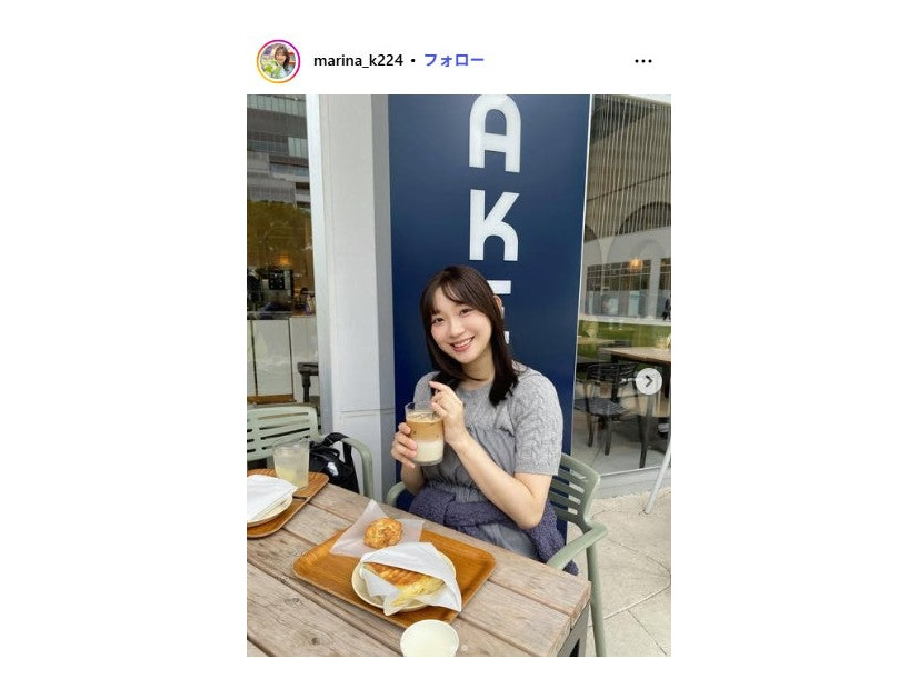 小林茉里奈アナInstagramより