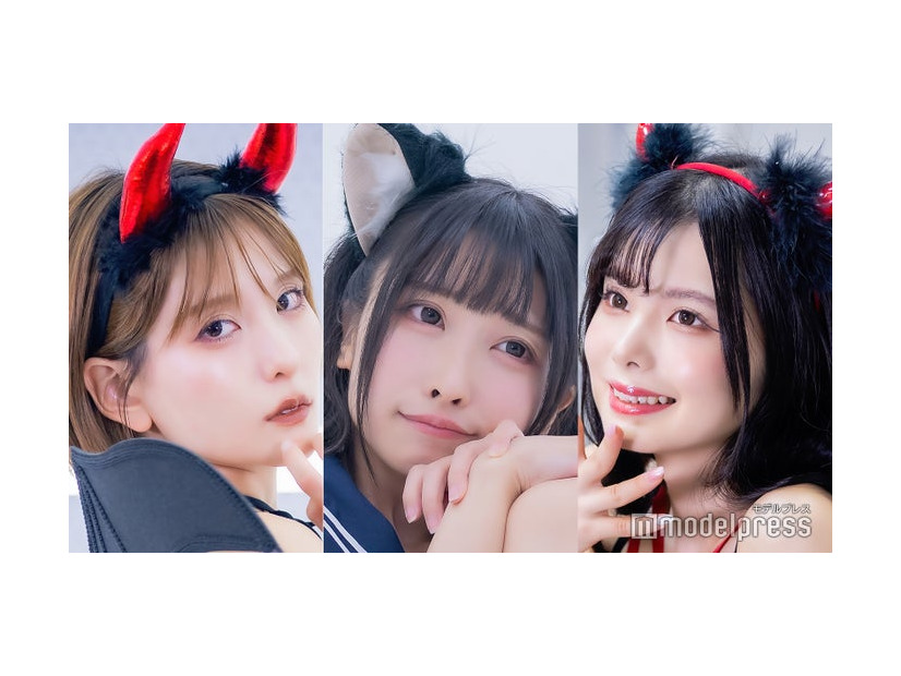 （左から）朝比奈祐未、白烏しろ、古浜あおい（C）モデルプレス