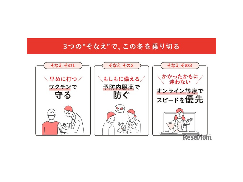 3つの“そなえ”で、この冬を乗り切る