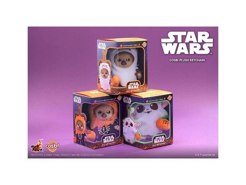 ウィケット（ゴースト）、ウィケット（スケルトン）：各3,500円（税込）／グローグー（ゴースト）：2,500円（税込）