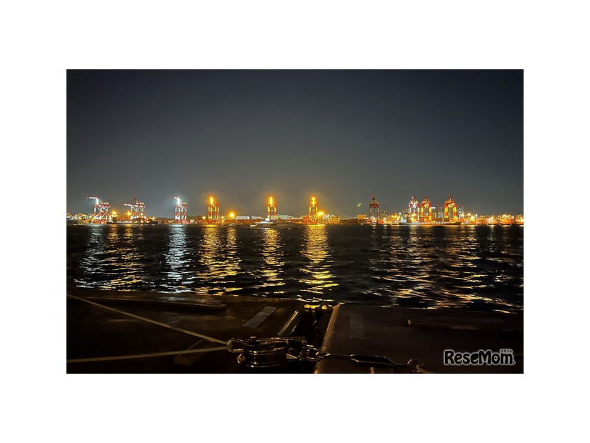 東京港夜景観賞ツアーでの夜景