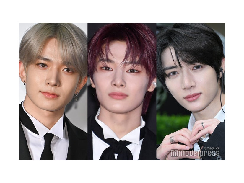 （左から）ヒスン、アイエン、ボムギュ（C）モデルプレス