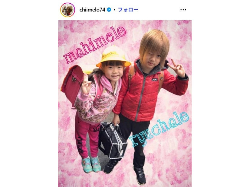 2017年のまひめろ＆琉ちゃろ／ちいめろInstagramより