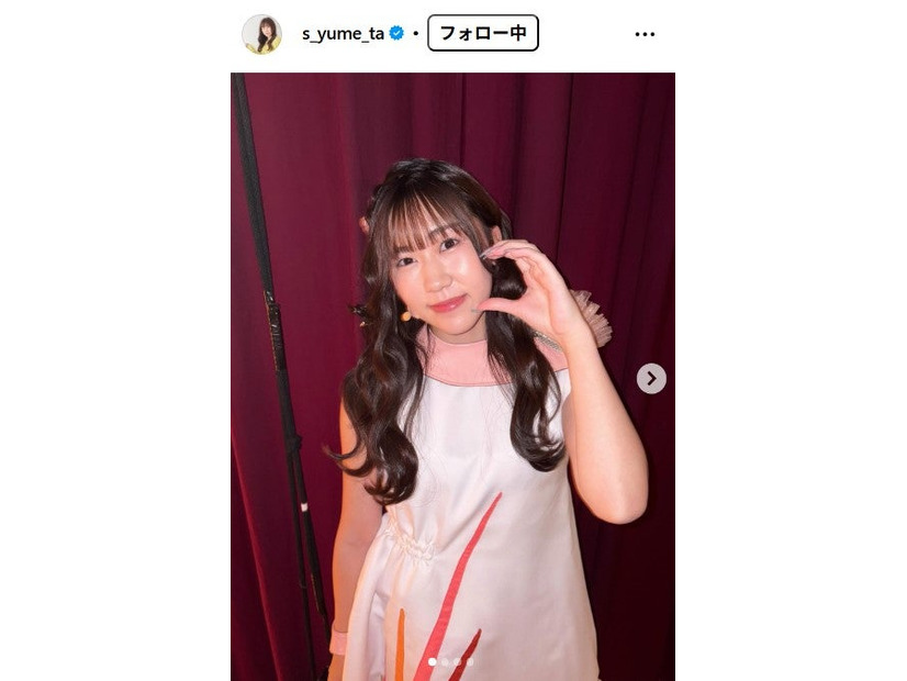 鈴木夢Instagramより