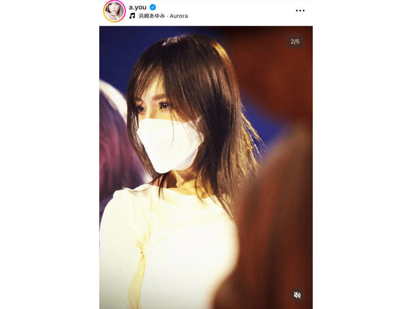 浜崎あゆみ、真剣なまなざしのリハーサルSHOTに「尊敬してます」「カッコイイ」の声