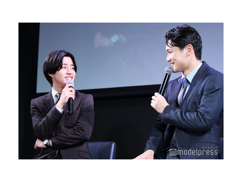 「ifの世界で恋がはじまる」完成披露トークイベントに出席した醍醐虎汰朗、中川大輔（C）モデルプレス