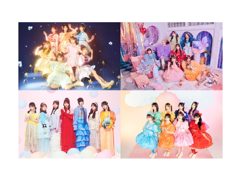 FRUITS ZIPPER、CANDY TUNE、SWEET STEADY、CUTIE STREET（提供写真）