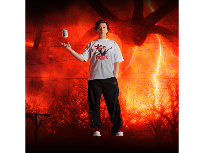 STRANGER FUNK TEE（ホワイト/ブラック）：7,700円（税込）