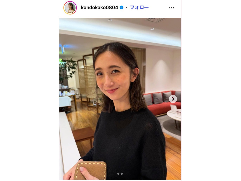 近藤夏子Instagramより