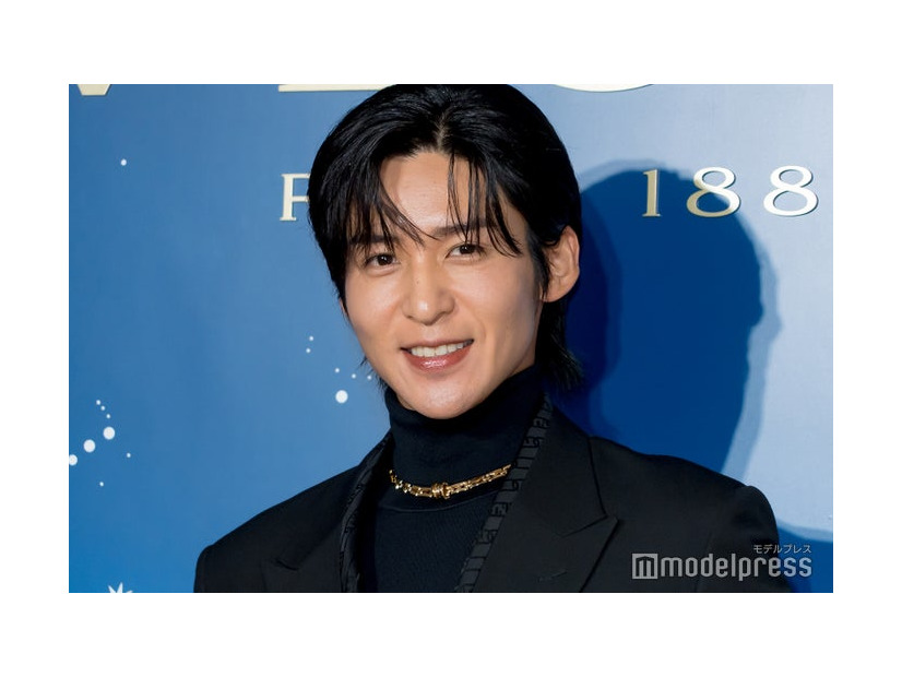 「ブルガリ アンバサダー 就任記者発表会」に登場した目黒蓮（C）モデルプレス