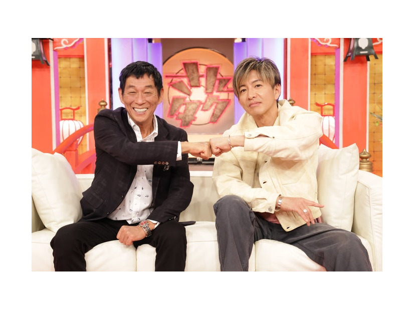 明石家さんま、木村拓哉（C）フジテレビ