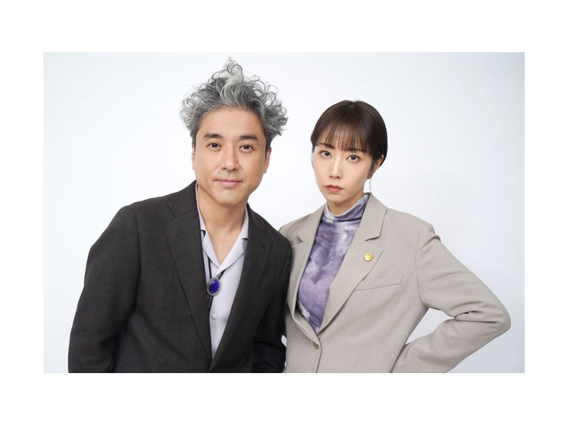 ムロツヨシ、木南晴夏（C）フジテレビ