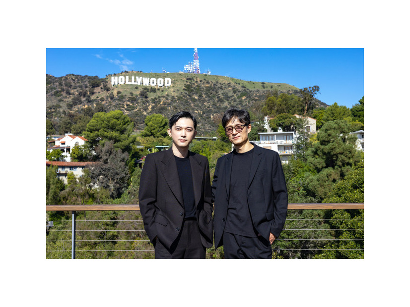 11/19ハリウッドサイン前　『国宝』©吉田修一／朝日新聞出版　©2025映画「国宝」製作委員会