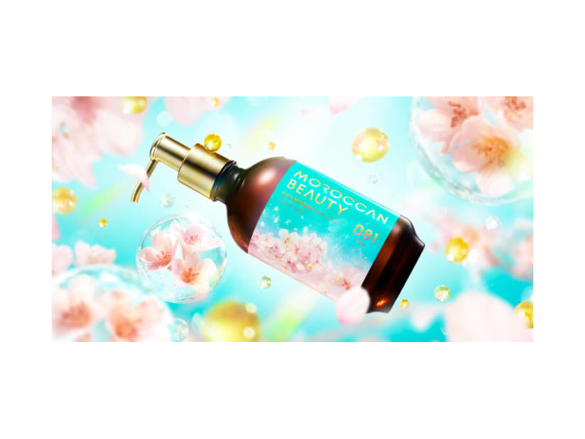 モロッカンビューティ、“香水シャンプー”第三弾！一足早い春をお届けする「サクラの香り」が数量限定で登場！