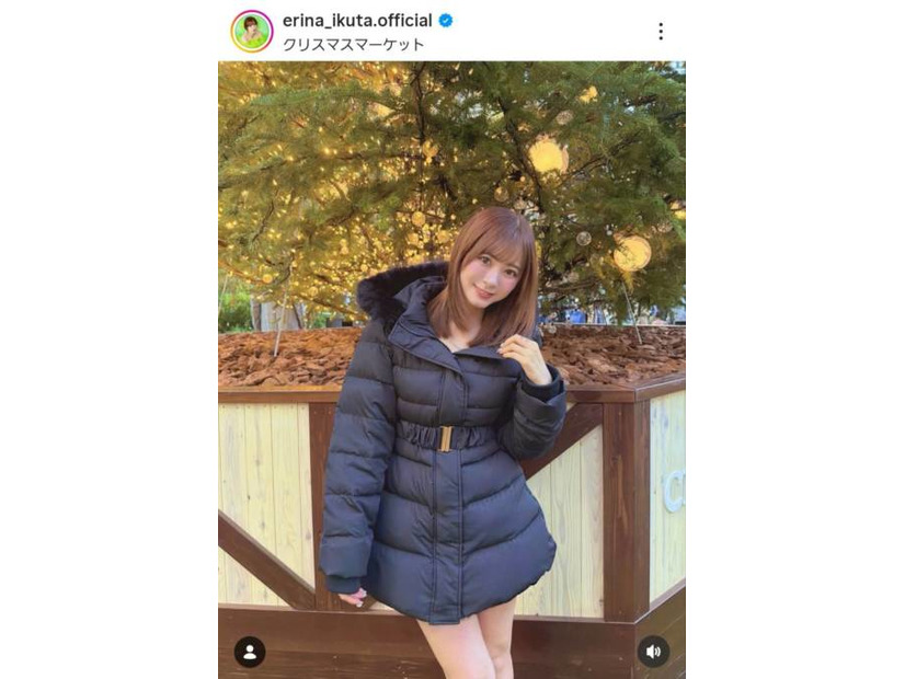 生田衣梨奈、ほっそり美脚がチラリ！お出かけコーデに反響「可愛すぎて天才」「めっちゃ似合ってる」