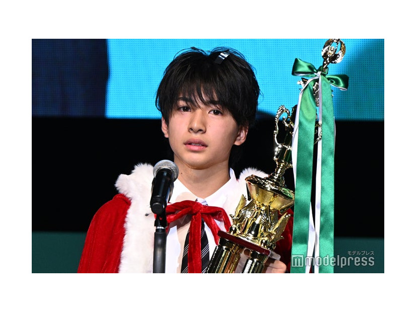 「男子中学生ミスターコン2025」グランプリに輝いた園山弥凪都くん（C）モデルプレス