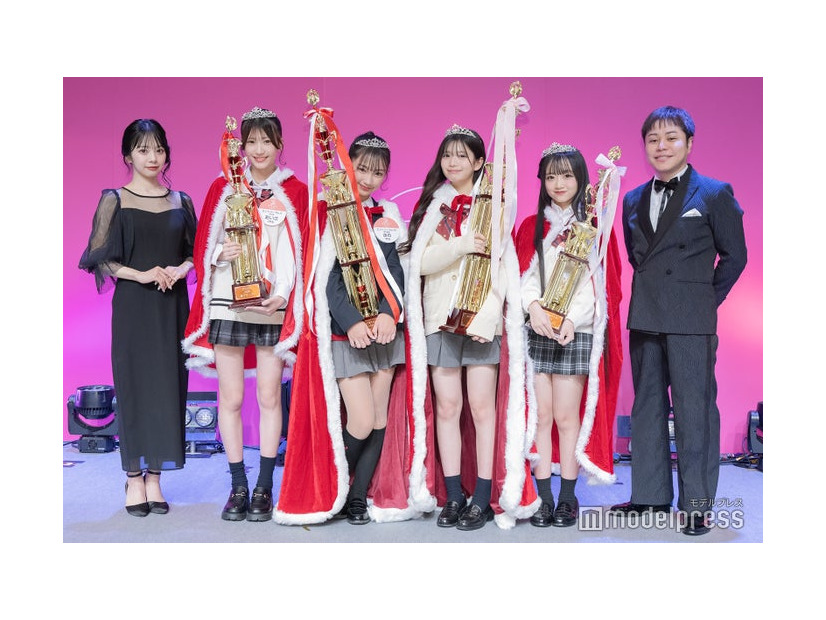 増田彩乃、あいささん、ほのさん、なんりさん、ももにゃんさん、井上裕介（C）モデルプレス