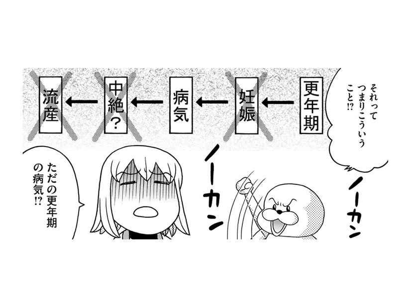 胎嚢が確認できず「化学流産」？医学的には「妊娠」ではなく「流産」でもない？【アラフィフ漫画家 更年期かと思ったら妊娠してました #10】