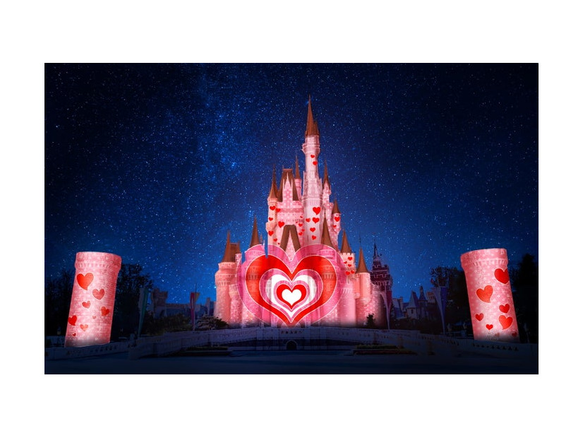 シンデレラ城の環境演出のイメージ（C） Disney