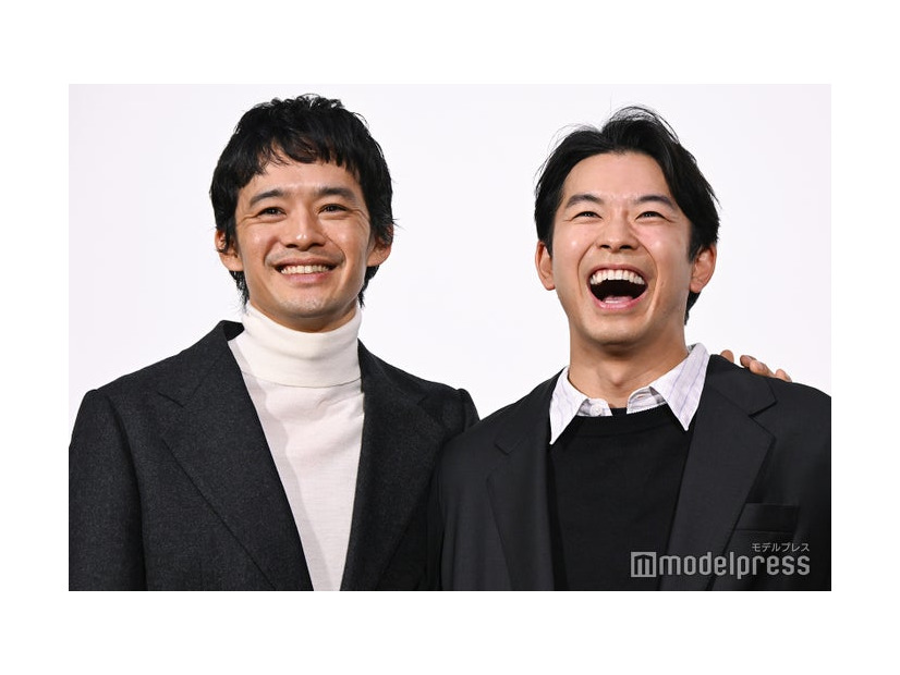 「豊臣兄弟！」会見に出席した池松壮亮、仲野太賀（C）モデルプレス