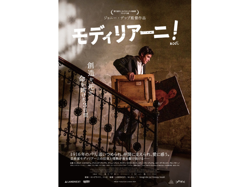 『モディリアーニ！』©︎Modi Productions Limited 2024