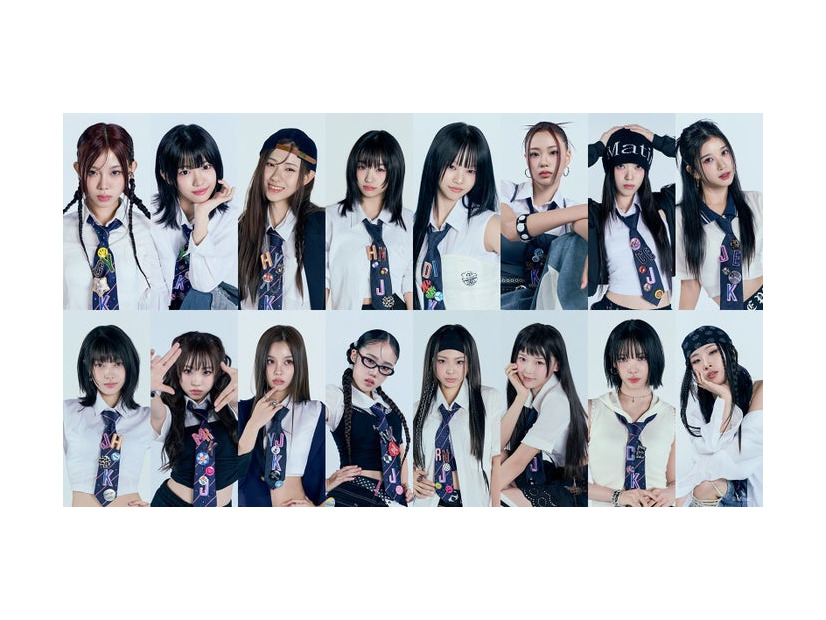 「HIP POP Princess」ファイナリスト16人（提供写真）