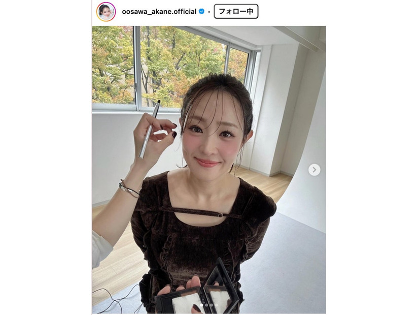 大沢あかねInstagramより