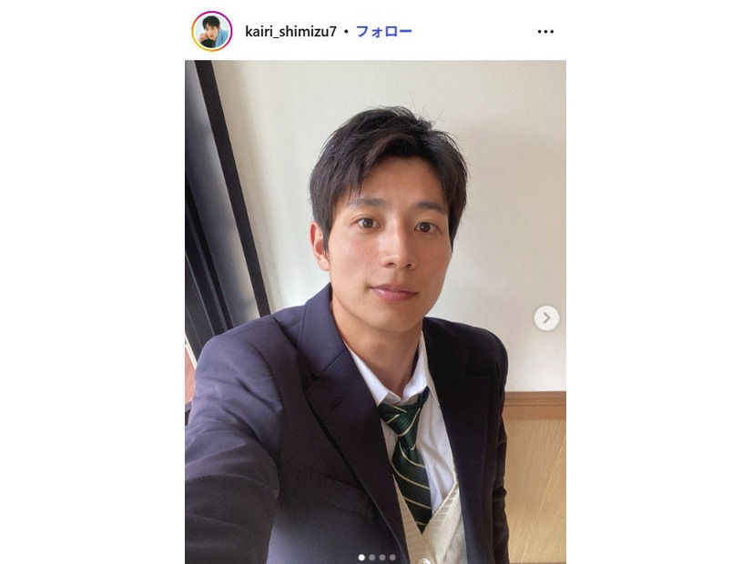 清水海李Instagramより