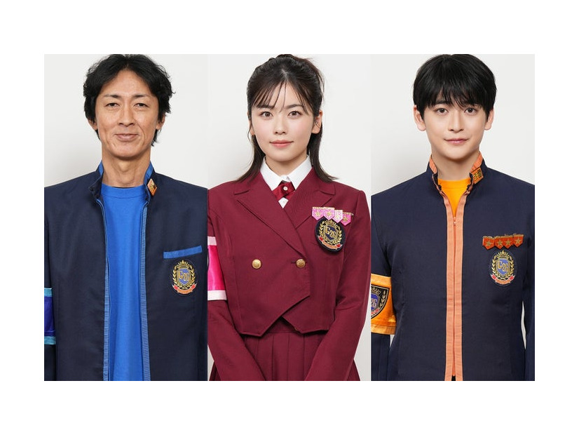 矢部浩之、小芝風花、高橋文哉（C）日本テレビ