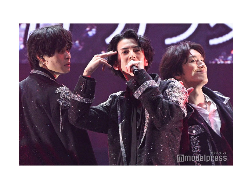 兵頭功海、渡邊圭祐、青柳塁斗「ハンサムライブ」ゲネプロ取材会（C）モデルプレス