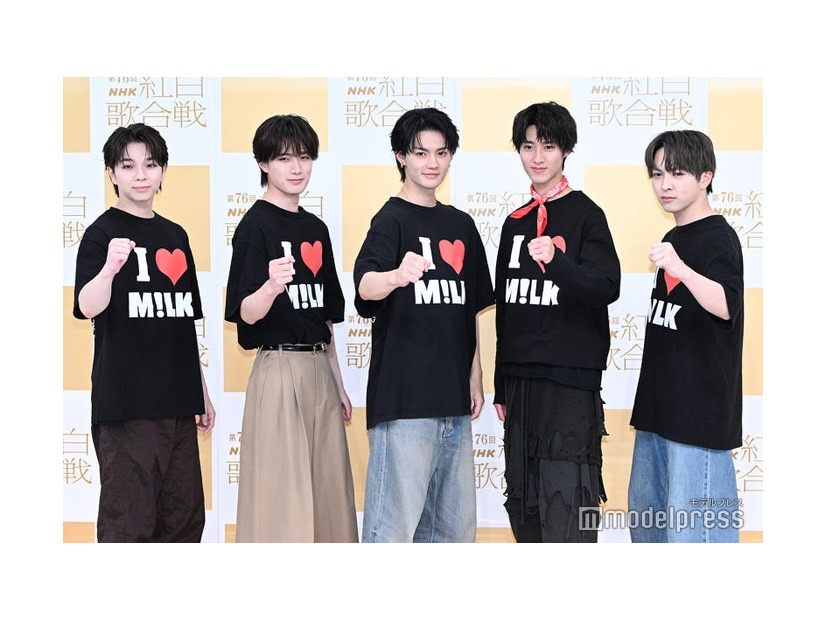 塩崎太智、山中柔太朗、佐野勇斗、曽野舜太、吉田仁人／M!LK（C）モデルプレス